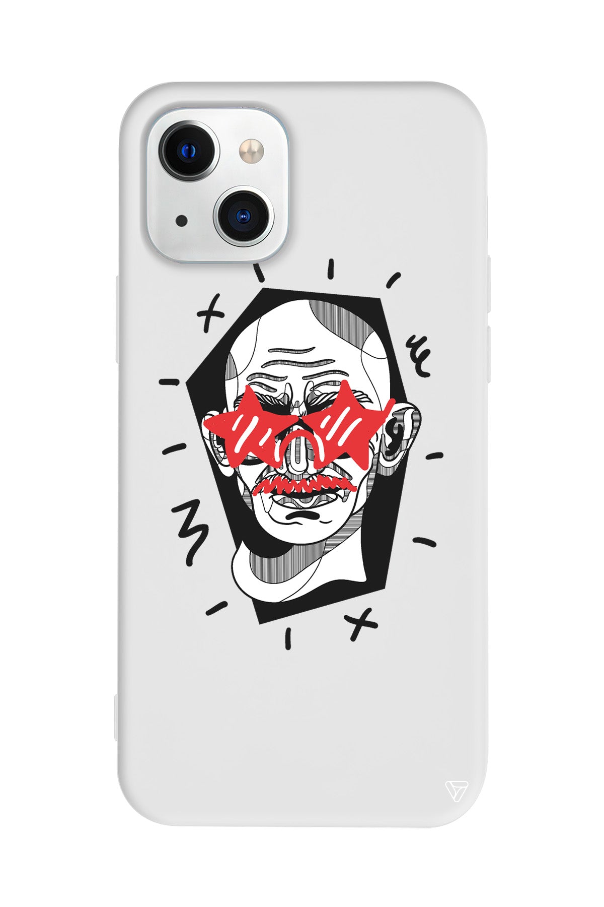 Gandhi Lansman Model İçi Kadife Silikon Telefon Kılıfı