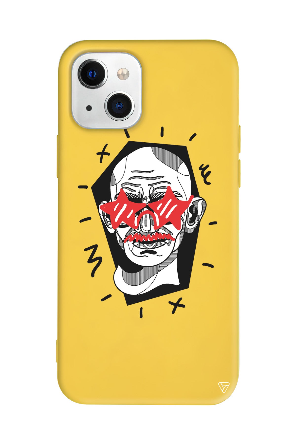 Gandhi Lansman Model İçi Kadife Silikon Telefon Kılıfı