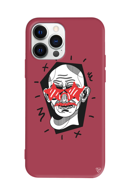 Gandhi Lansman Model İçi Kadife Silikon Telefon Kılıfı