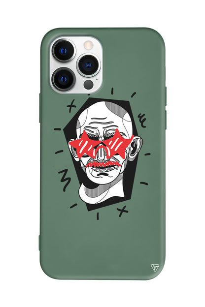 Gandhi Lansman Model İçi Kadife Silikon Telefon Kılıfı