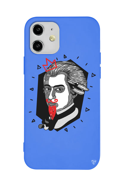 Amadeus Mozart Lansman Model İçi Kadife Silikon Telefon Kılıfı