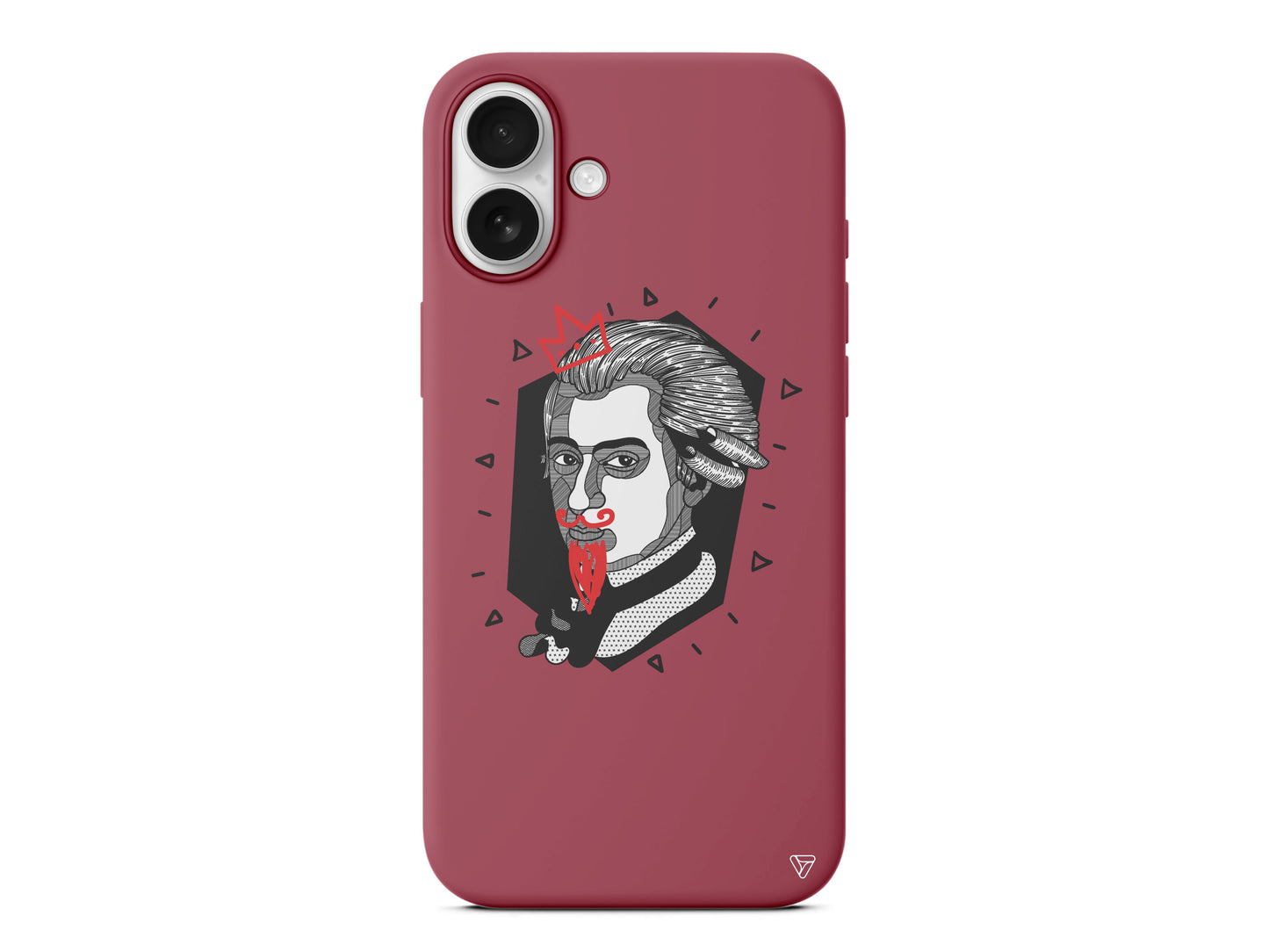 Amadeus Mozart Lansman Model İçi Kadife Silikon Telefon Kılıfı – Plus Serisine Özel