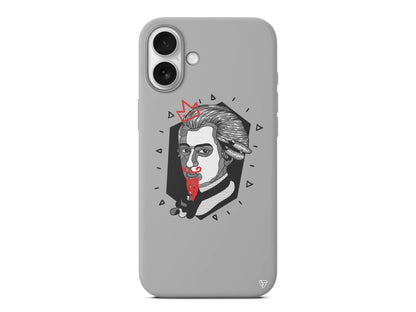 Amadeus Mozart Lansman Model İçi Kadife Silikon Telefon Kılıfı