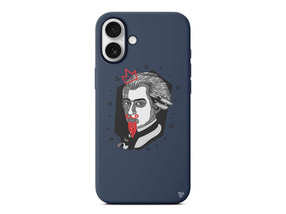 Amadeus Mozart Lansman Model İçi Kadife Silikon Telefon Kılıfı – Plus Serisine Özel