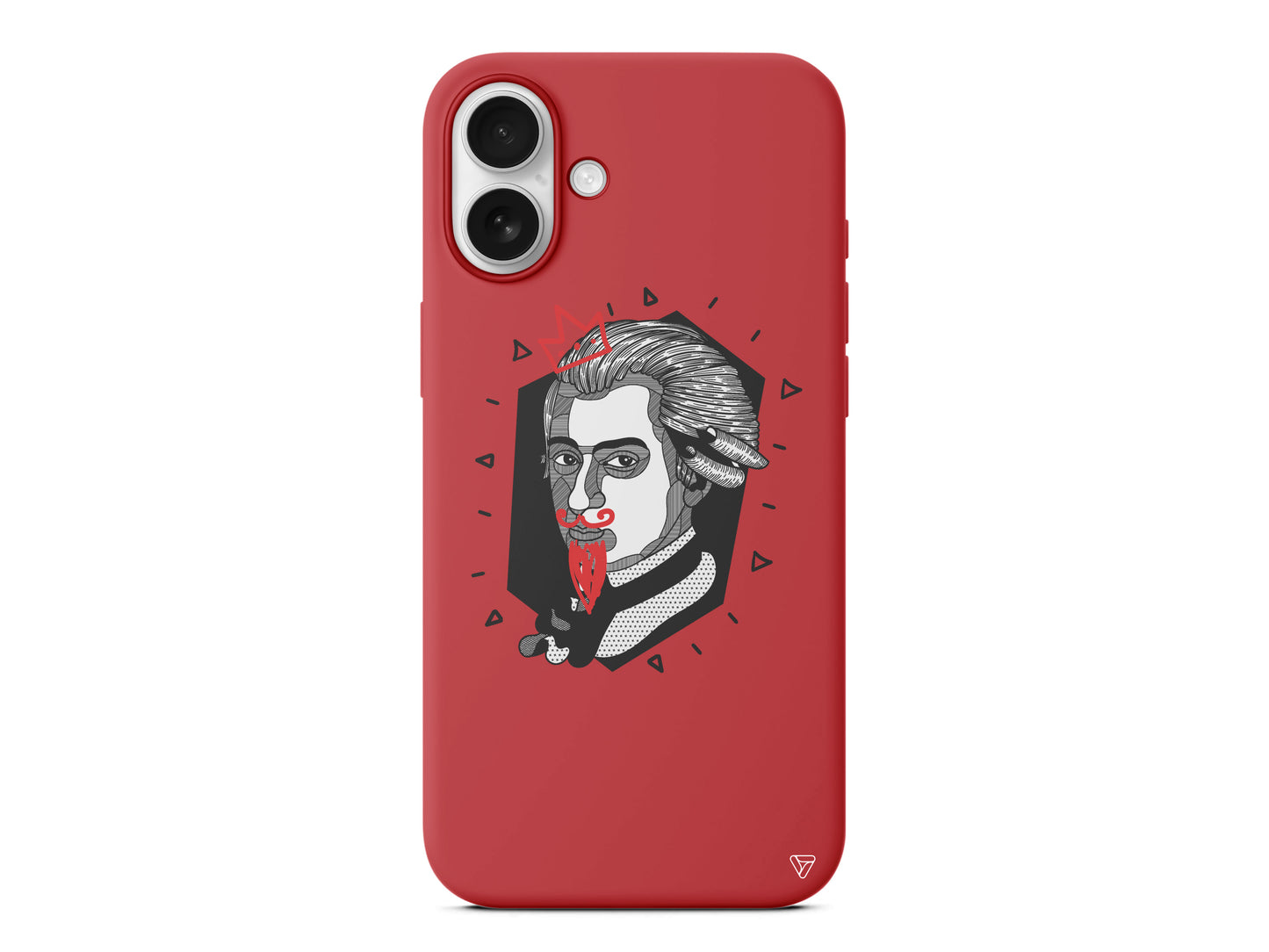Amadeus Mozart Lansman Model İçi Kadife Silikon Telefon Kılıfı – Plus Serisine Özel