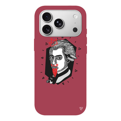 Amadeus Mozart Lansman Model İçi Kadife Silikon Telefon Kılıfı