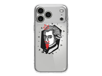 Amadeus Mozart Lansman Model İçi Kadife Silikon Telefon Kılıfı