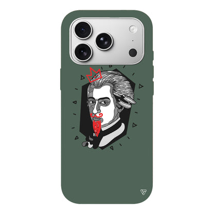 Amadeus Mozart Lansman Model İçi Kadife Silikon Telefon Kılıfı