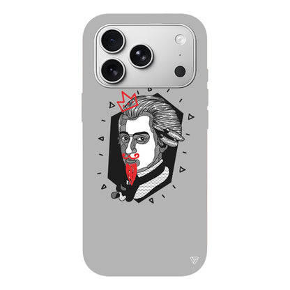Amadeus Mozart Lansman Model İçi Kadife Silikon Telefon Kılıfı