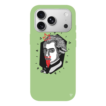 Amadeus Mozart Lansman Model İçi Kadife Silikon Telefon Kılıfı