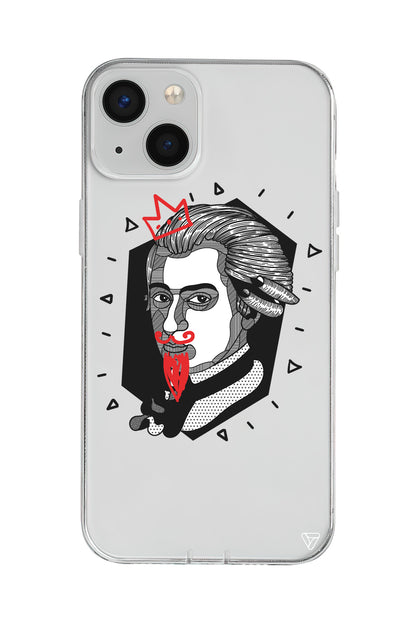 Amadeus Mozart Lansman Model İçi Kadife Silikon Telefon Kılıfı