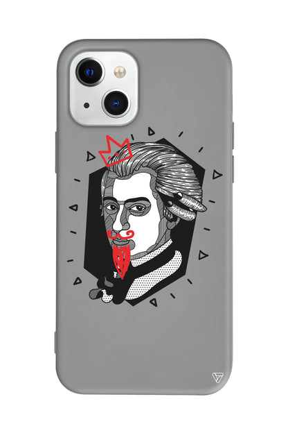 Amadeus Mozart Lansman Model İçi Kadife Silikon Telefon Kılıfı – Plus Serisine Özel