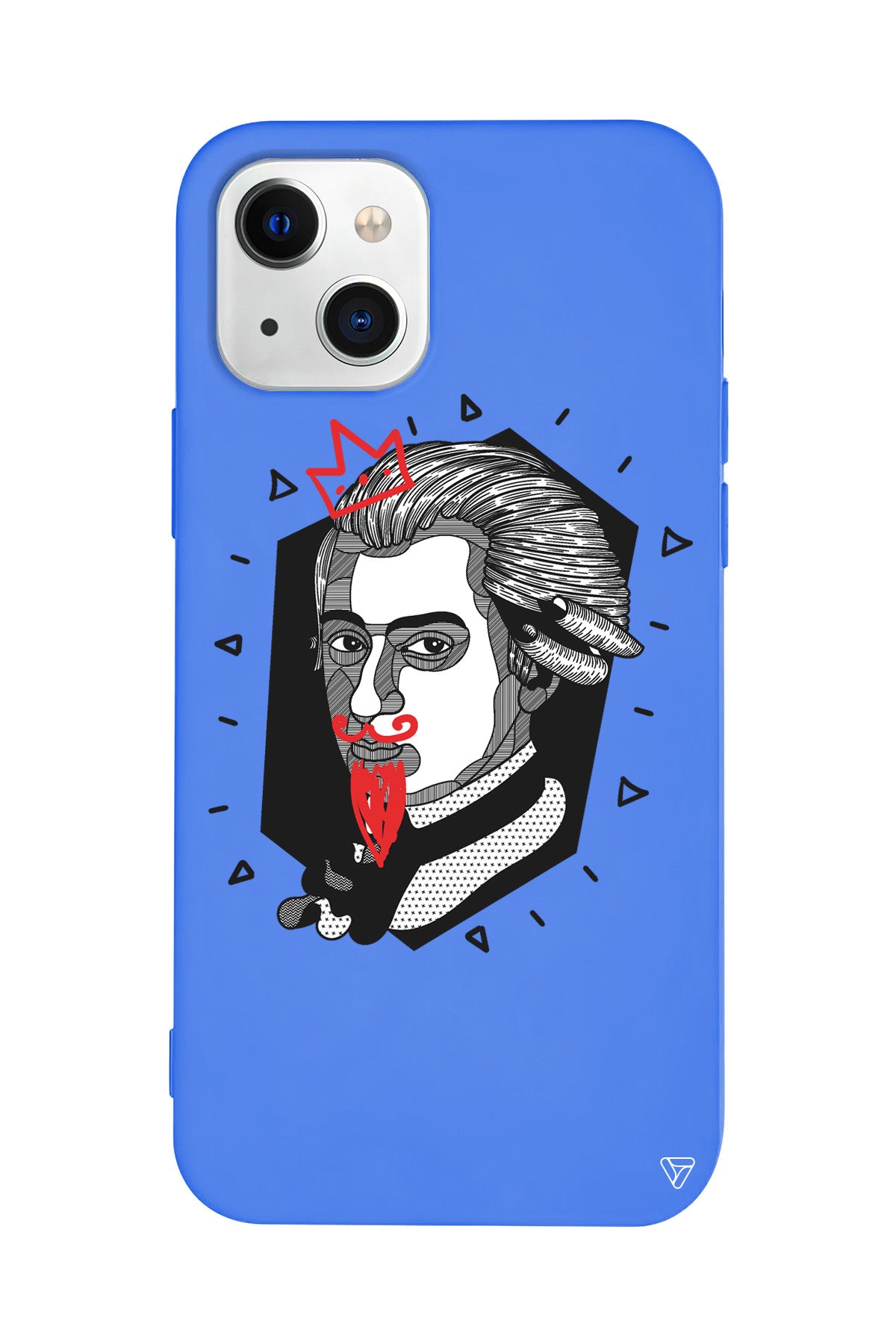 Amadeus Mozart Lansman Model İçi Kadife Silikon Telefon Kılıfı