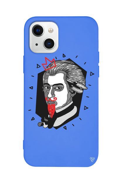 Amadeus Mozart Lansman Model İçi Kadife Silikon Telefon Kılıfı