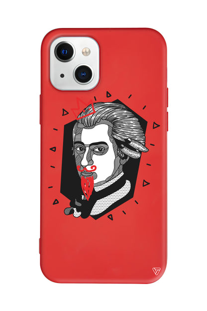 Amadeus Mozart Lansman Model İçi Kadife Silikon Telefon Kılıfı – Plus Serisine Özel