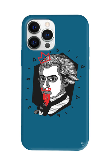 Amadeus Mozart Lansman Model İçi Kadife Silikon Telefon Kılıfı
