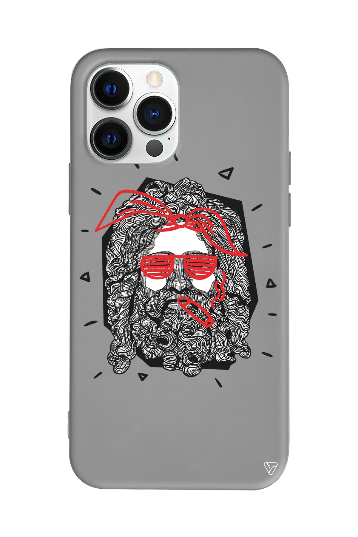 Zeus Dumanı Lansman Model İçi Kadife Silikon Telefon Kılıfı