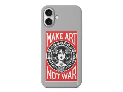 Obey Make Love Lansman Model İçi Kadife Silikon Telefon Kılıfı – Plus Serisine Özel