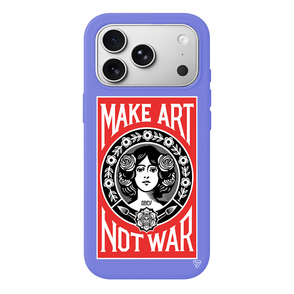 Obey Make Love Lansman Model İçi Kadife Silikon Telefon Kılıfı