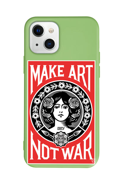 Obey Make Love Lansman Model İçi Kadife Silikon Telefon Kılıfı – Plus Serisine Özel