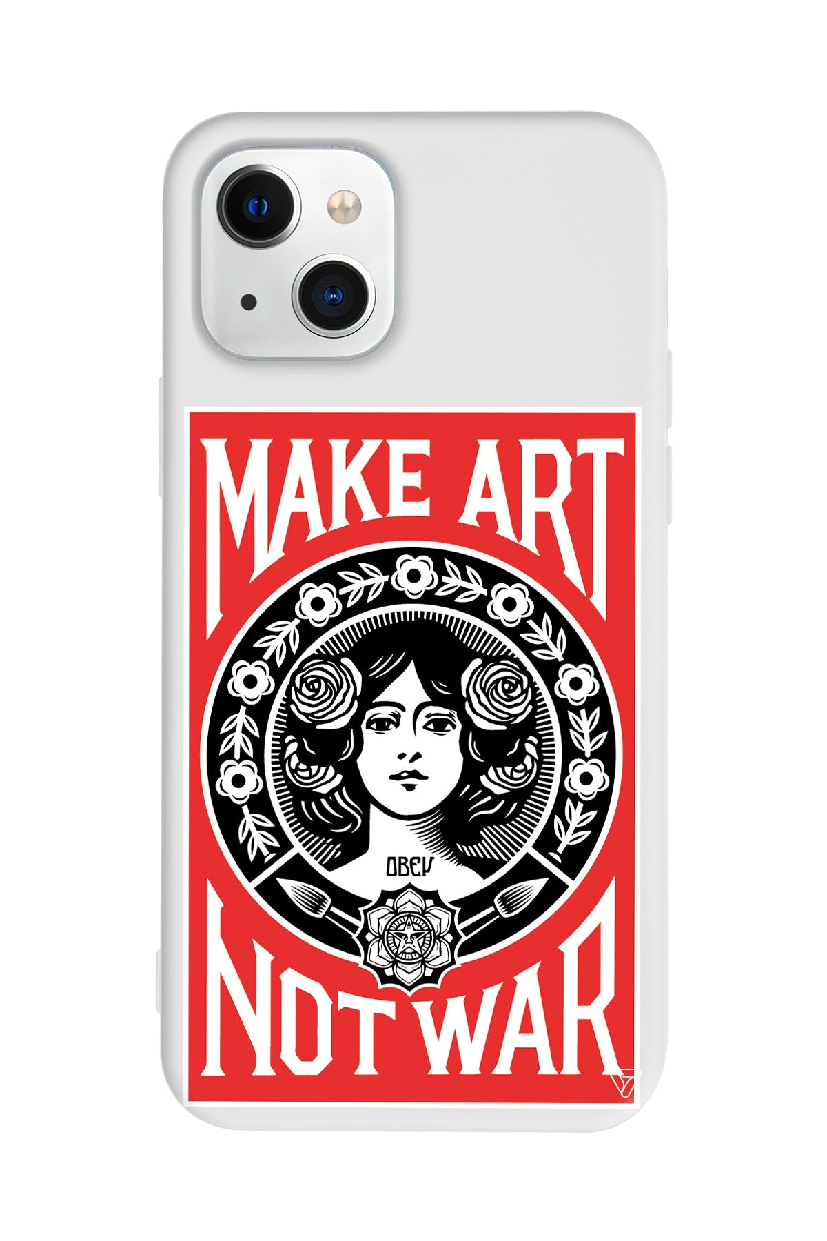 Obey Make Love Lansman Model İçi Kadife Silikon Telefon Kılıfı – Plus Serisine Özel