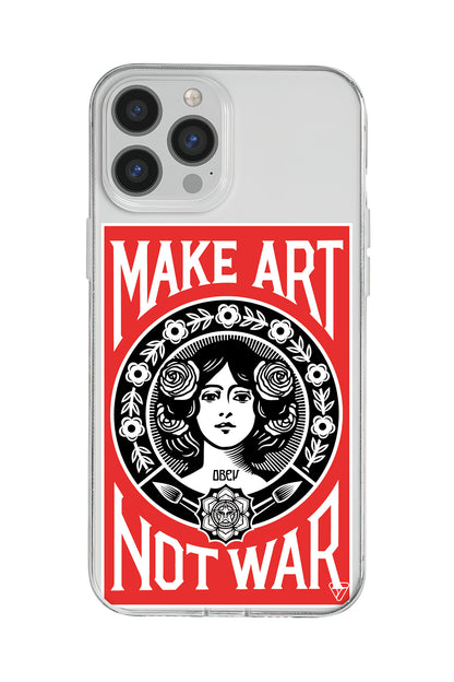 Obey Make Love Lansman Model İçi Kadife Silikon Telefon Kılıfı