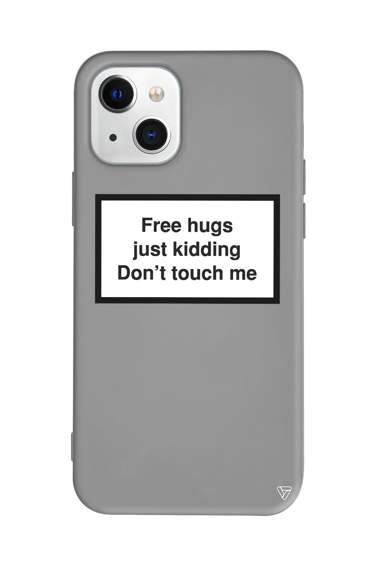 Free Hgs Just Kidding, Me Don't Touch Me. Lansman Model İçi Kadife Silikon Telefon Kılıfı – Plus Serisine Özel