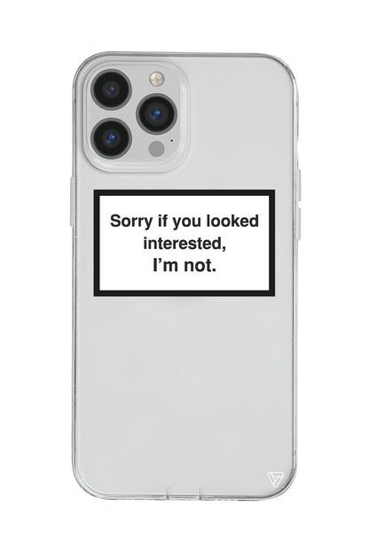 Sorry if you looked interested, I'm not. Lansman Model İçi Kadife Silikon Telefon Kılıfı