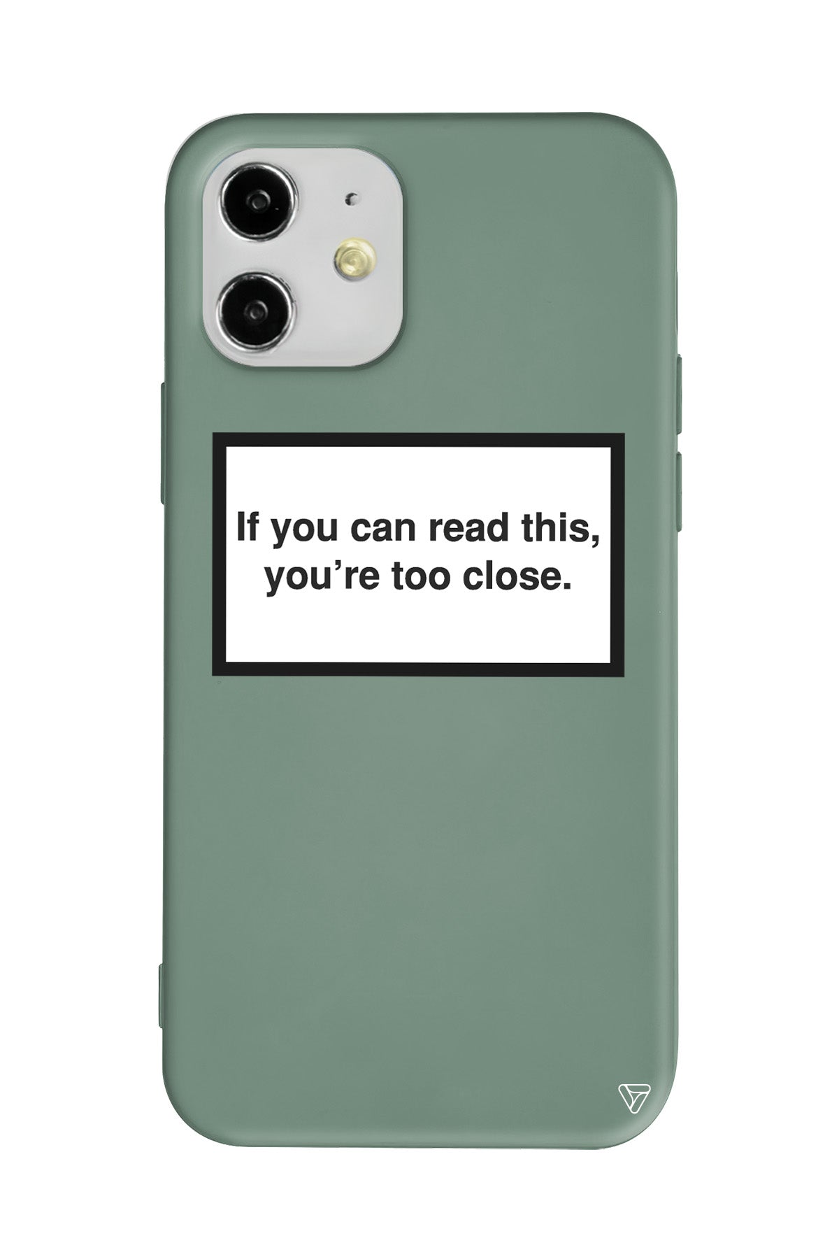 If you can read this, you're too close. Lansman Model İçi Kadife Silikon Telefon Kılıfı
