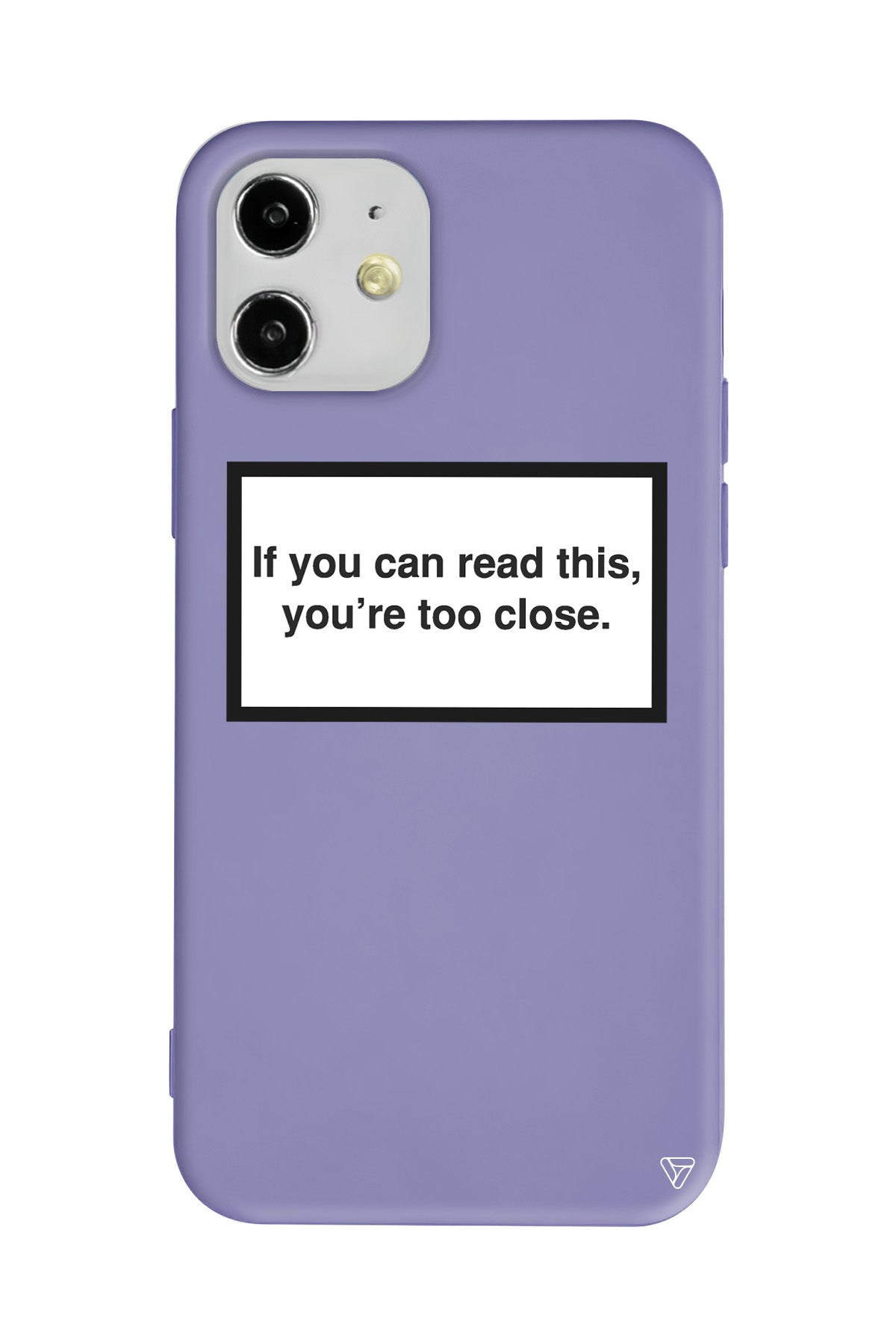 If you can read this, you're too close. Lansman Model İçi Kadife Silikon Telefon Kılıfı