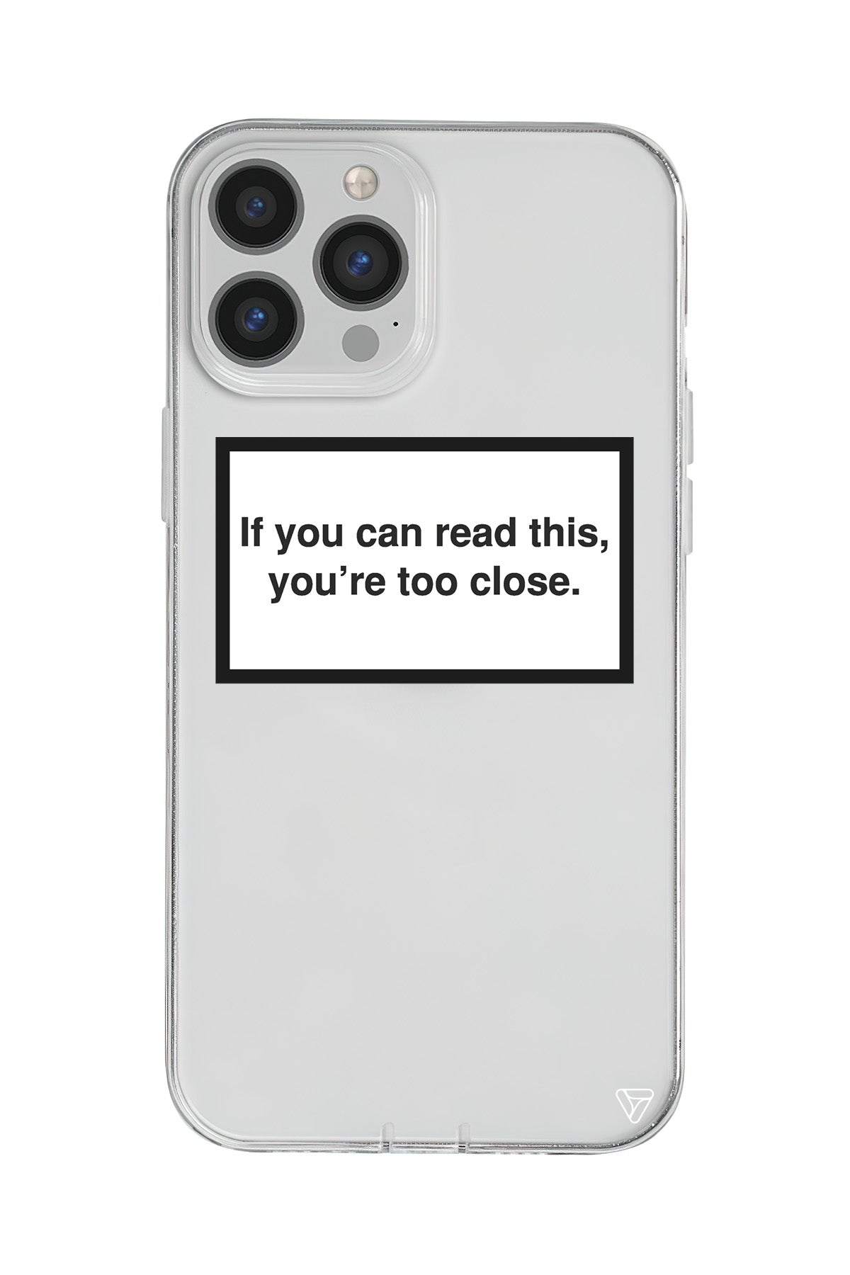 If you can read this, you're too close. Lansman Model İçi Kadife Silikon Telefon Kılıfı