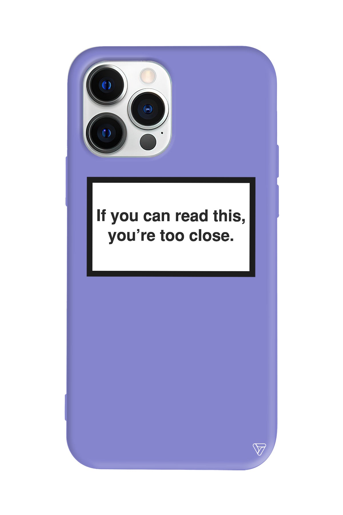 If you can read this, you're too close. Lansman Model İçi Kadife Silikon Telefon Kılıfı