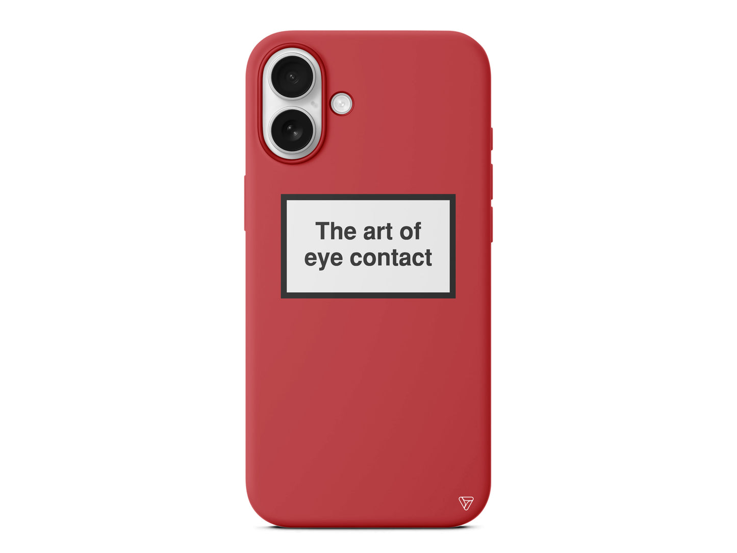The art of eye contact Lansman Model İçi Kadife Silikon Telefon Kılıfı – Plus Serisine Özel