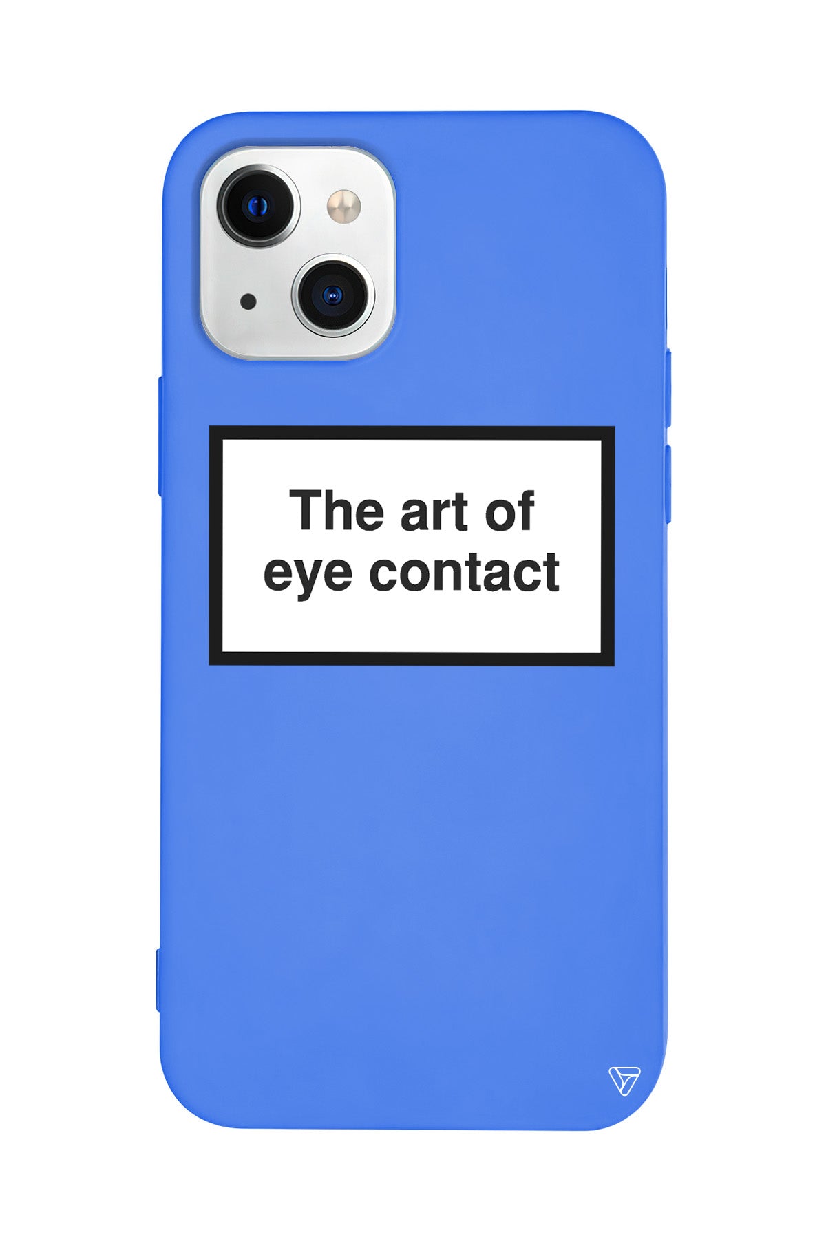 The art of eye contact Lansman Model İçi Kadife Silikon Telefon Kılıfı – Plus Serisine Özel