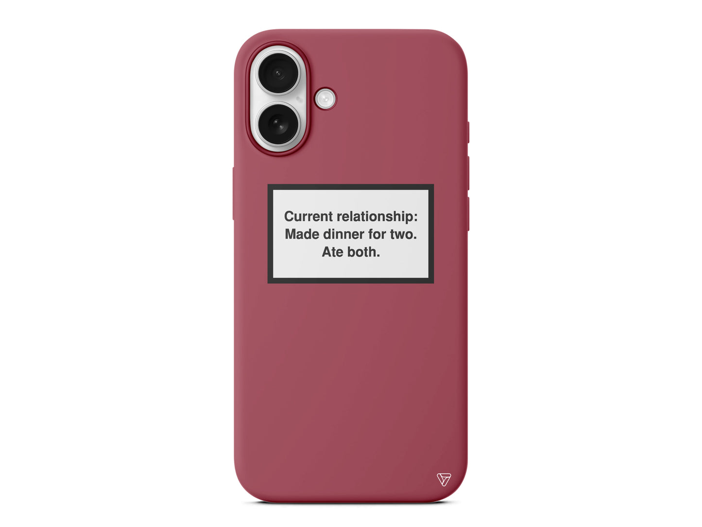 Current relationship: Made dinner for two. Ate both. Lansman Model İçi Kadife Silikon Telefon Kılıfı