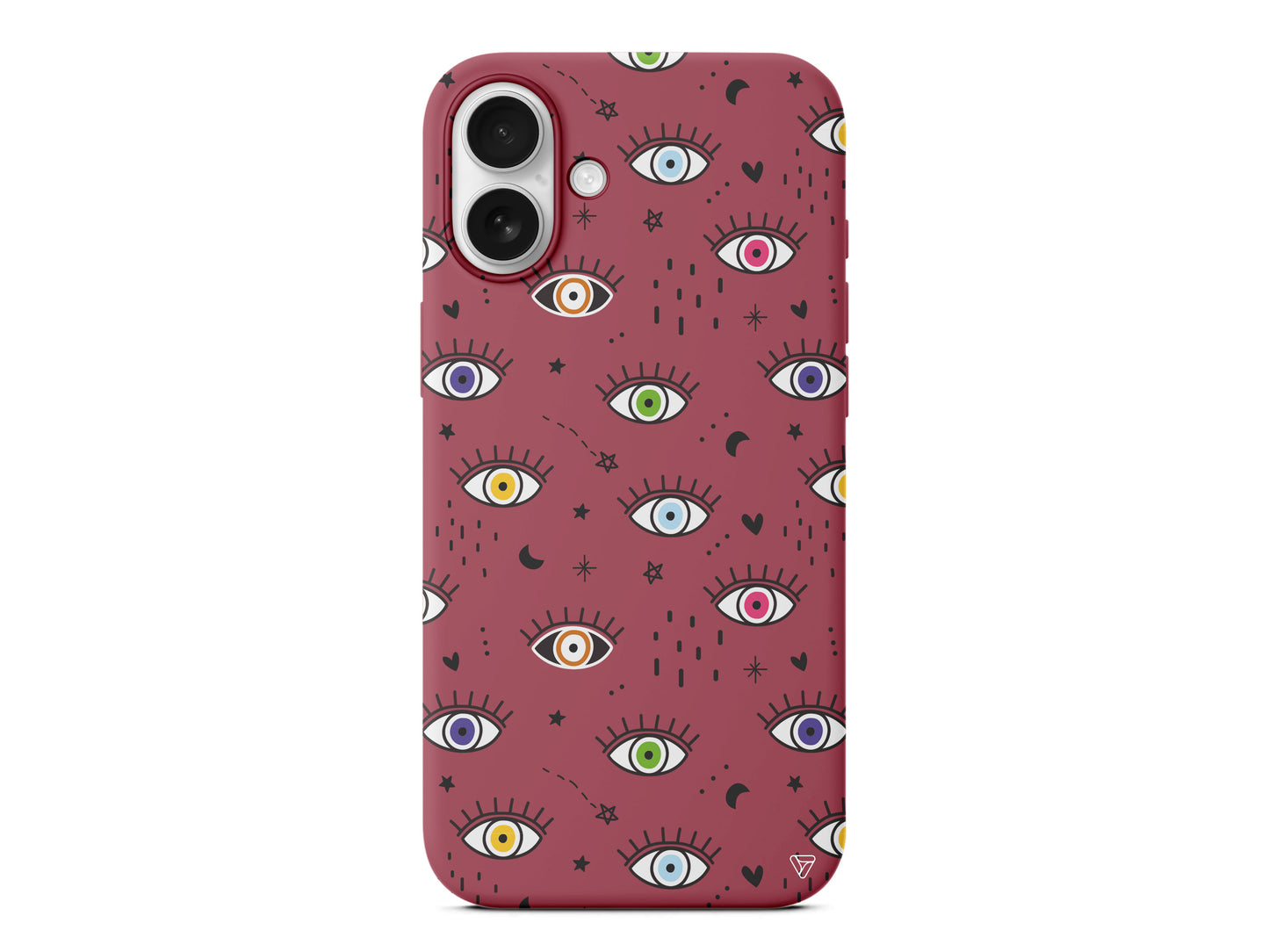 En Renkli Goz Lansman Model İçi Kadife Silikon Telefon Kılıfı