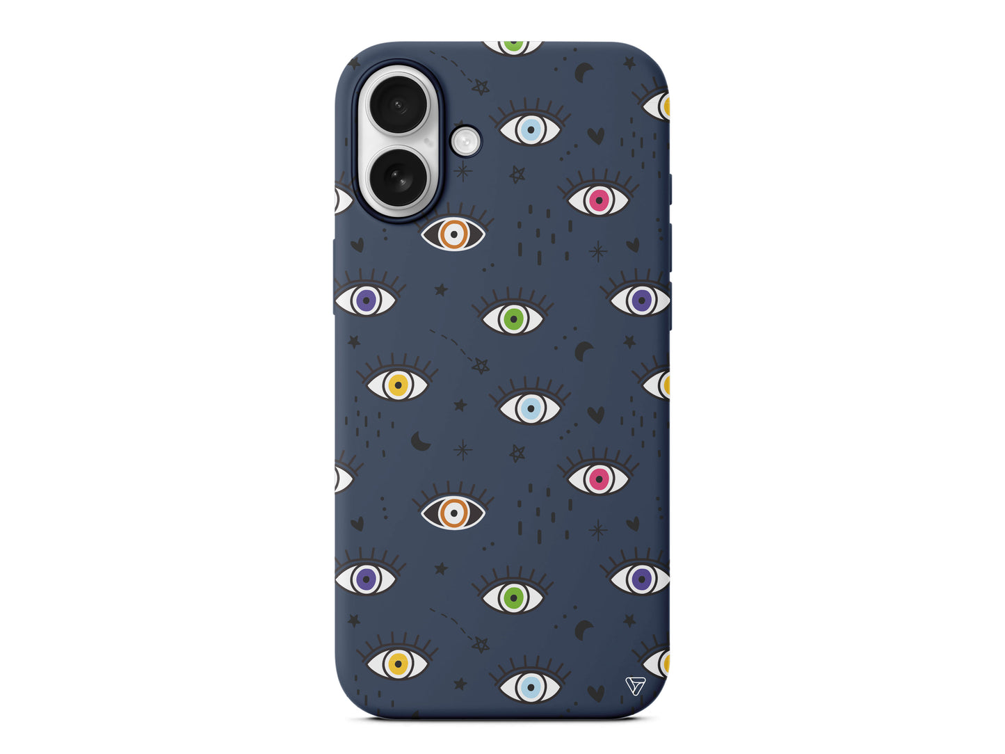 En Renkli Goz Lansman Model İçi Kadife Silikon Telefon Kılıfı