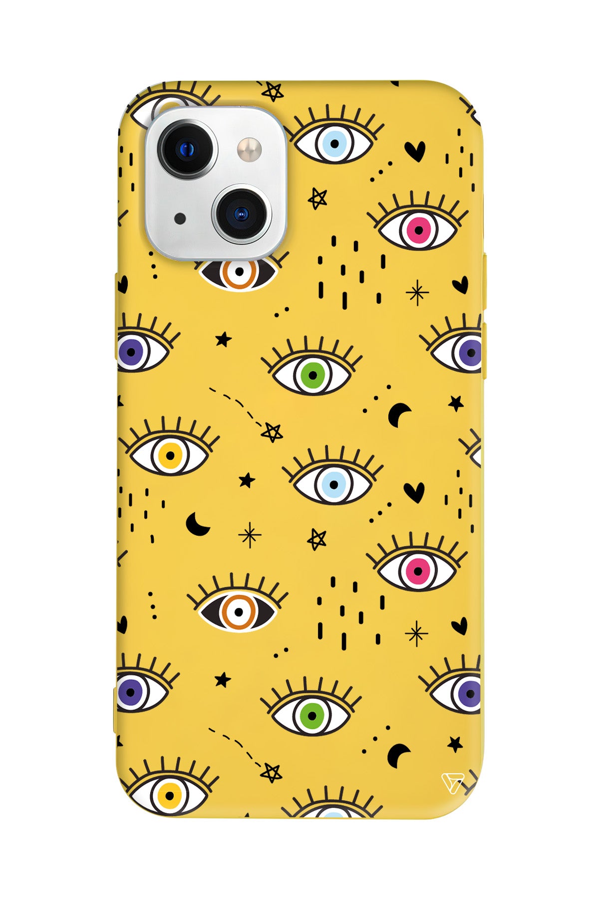 En Renkli Goz Lansman Model İçi Kadife Silikon Telefon Kılıfı – Plus Serisine Özel