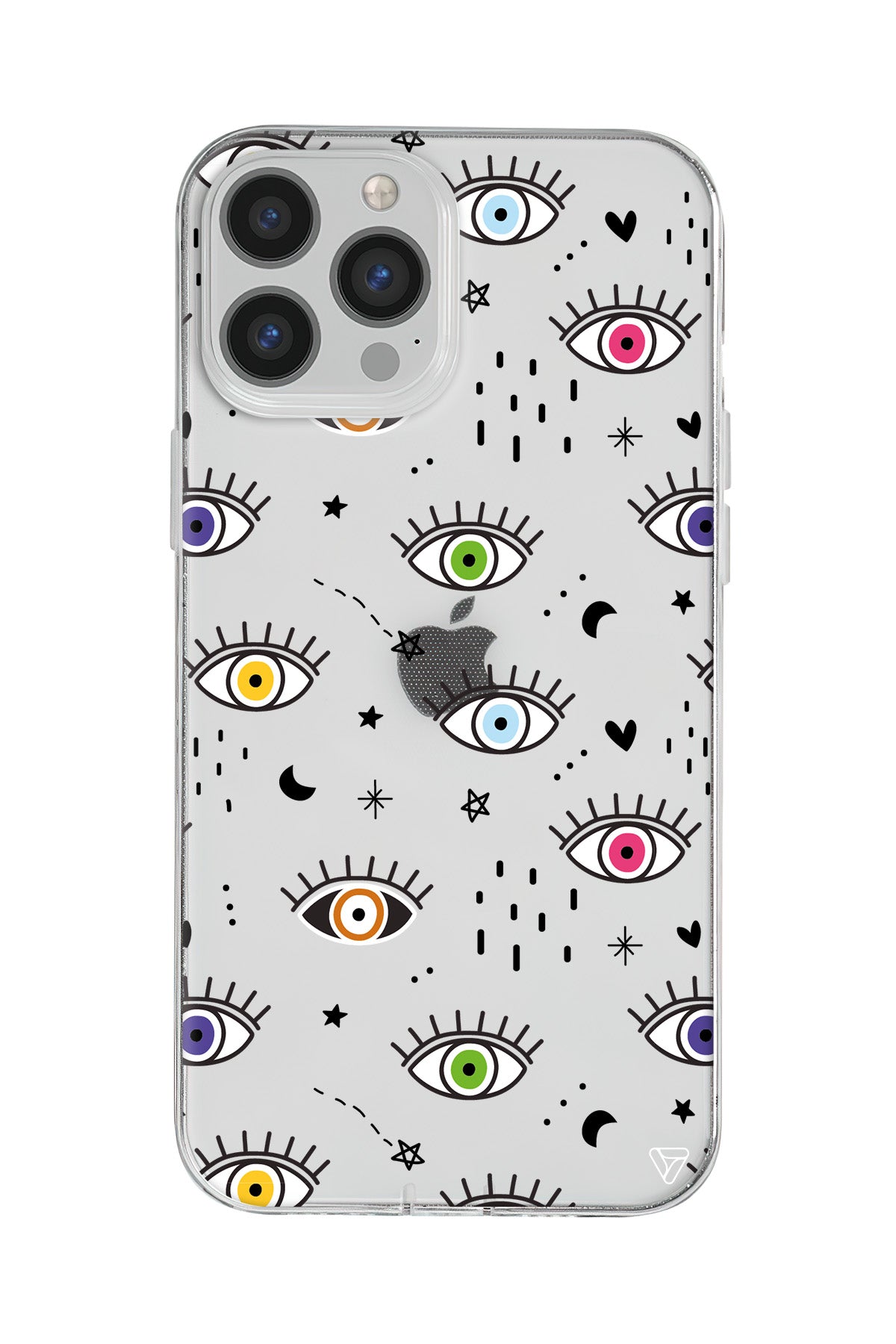 En Renkli Goz Lansman Model İçi Kadife Silikon Telefon Kılıfı