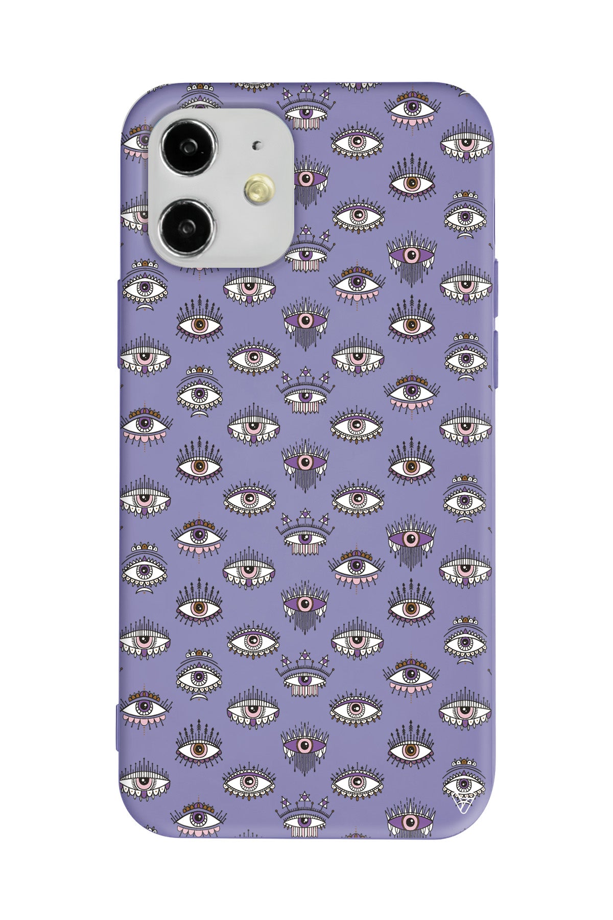 Havali Kirpikler Lansman Model İçi Kadife Silikon Telefon Kılıfı