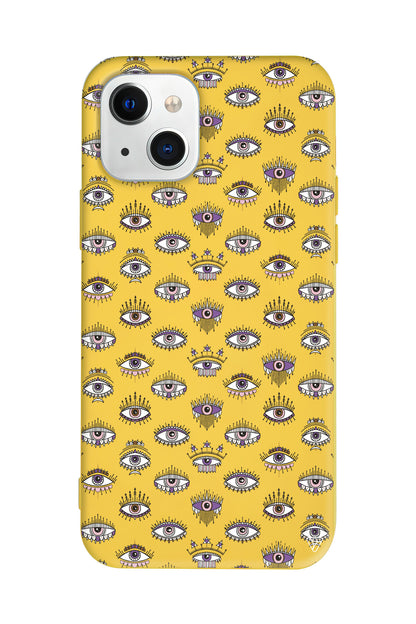 Havali Kirpikler Lansman Model İçi Kadife Silikon Telefon Kılıfı – Plus Serisine Özel