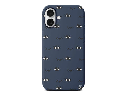 Kirpilan Goz Lansman Model İçi Kadife Silikon Telefon Kılıfı