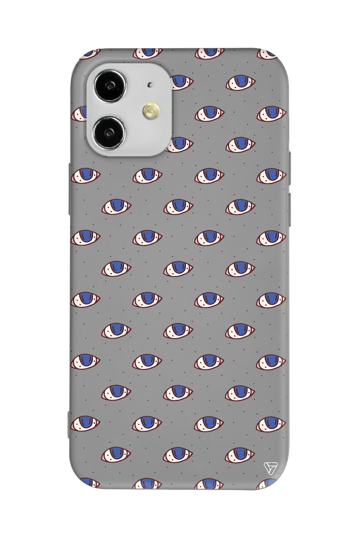Eyes On You Lansman Model İçi Kadife Silikon Telefon Kılıfı