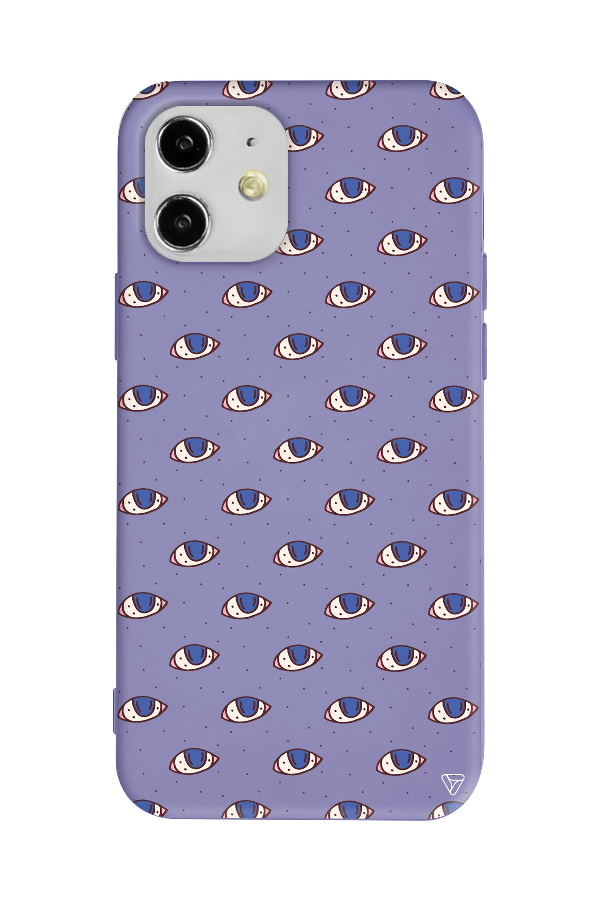 Eyes On You Lansman Model İçi Kadife Silikon Telefon Kılıfı