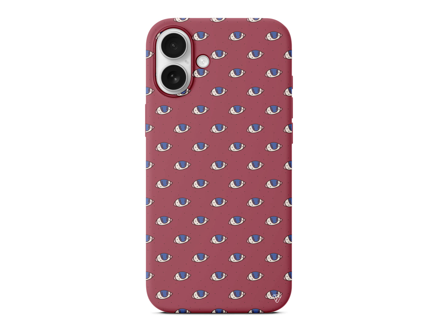 Eyes On You Lansman Model İçi Kadife Silikon Telefon Kılıfı