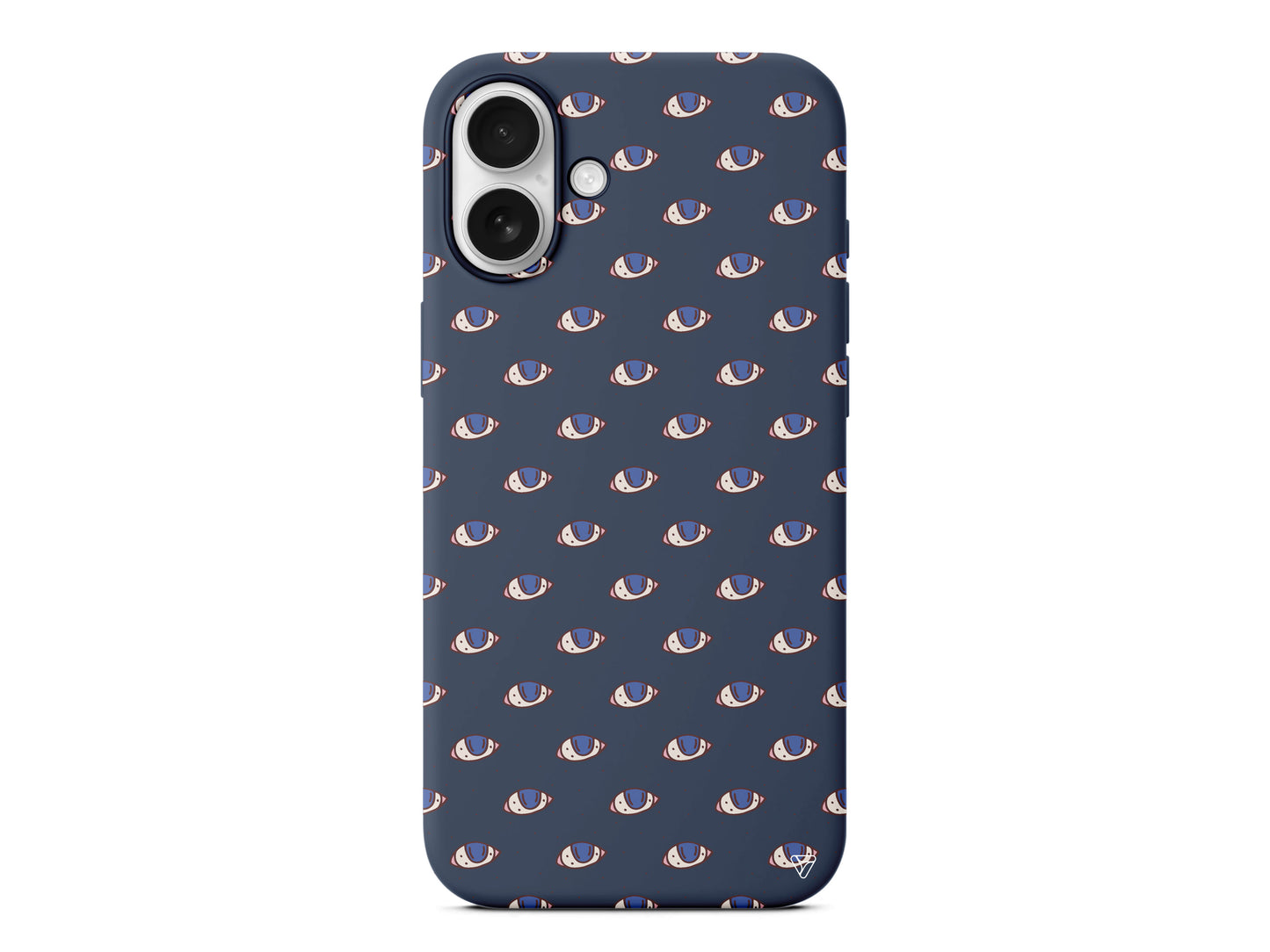 Eyes On You Lansman Model İçi Kadife Silikon Telefon Kılıfı