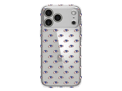 Eyes On You Lansman Model İçi Kadife Silikon Telefon Kılıfı