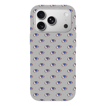 Eyes On You Lansman Model İçi Kadife Silikon Telefon Kılıfı