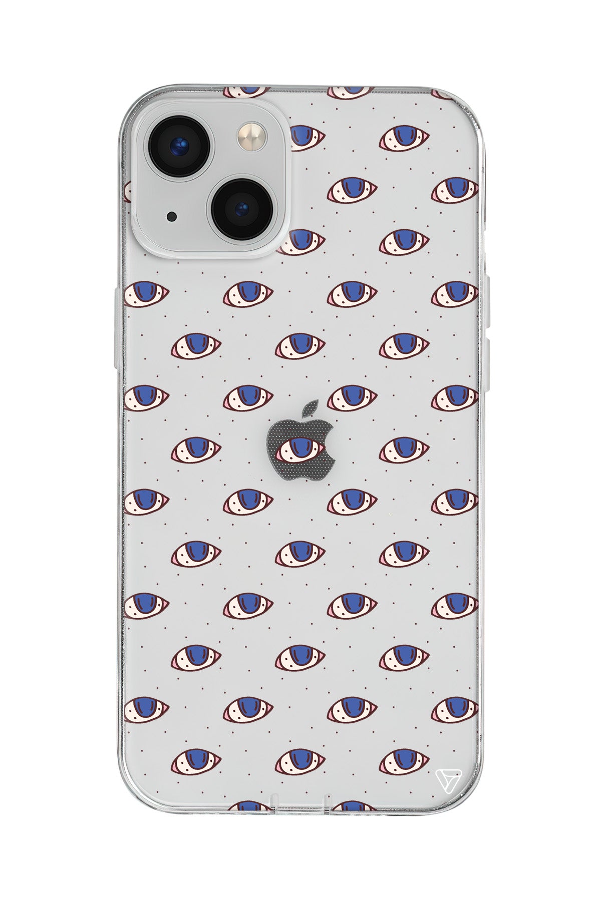 Eyes On You Lansman Model İçi Kadife Silikon Telefon Kılıfı