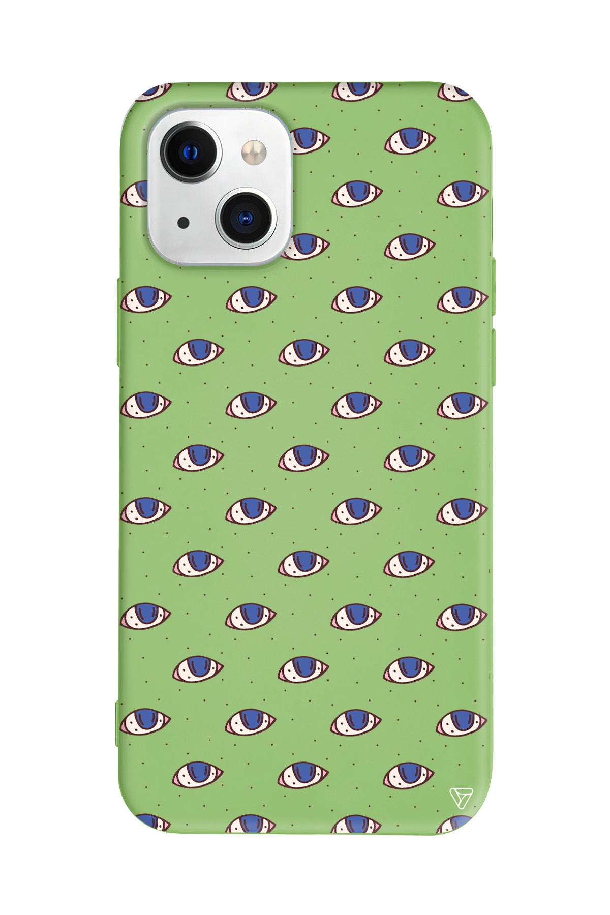 Eyes On You Lansman Model İçi Kadife Silikon Telefon Kılıfı